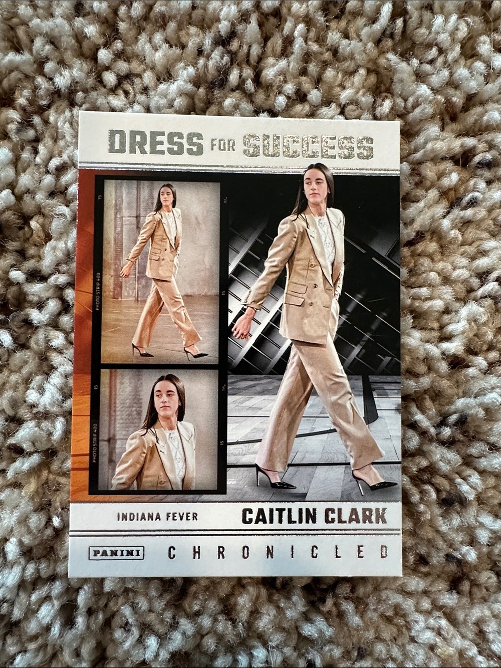 Panini Caitlin Clark  'Dress for Success' Card #67